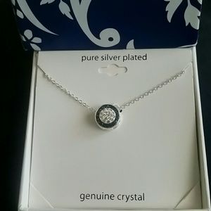 Pure silver plated genuine crystal